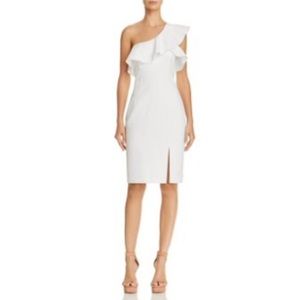 Ivory Off the Shoulder Dress